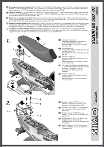 Stelaż kufra centralnego SUZUKI GS500/F (01-11) SHAD S0GS51ST