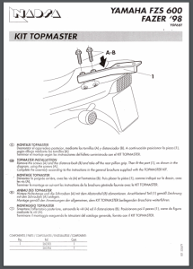 Stelaż kufra centralnego YAMAHA Fazer 600 (98-00) SHAD Y0F68T
