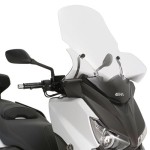 Givi 2111DT Szyba przezroczysta MBK Evolys 125-250 / Skyliner 125-250 (14-17) / Yamaha X-Max 125-250 / 400 (14-17)