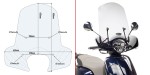 Givi 6109A Szyba przezroczysta Kymco Like 50-125-150 (17-25)