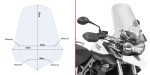 Givi 6401DT Szyba przezroczysta Triumph Tiger 800 / 800 XC / 800 XR (11-17)