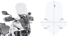 Givi D1171ST Szyba przezroczysta Honda CB 500 X (19-23)
