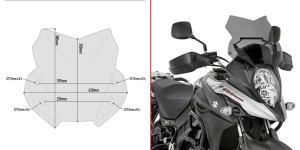 Givi D3112B Szyba przyciemniana Suzuki DL 650 V-Strom (17-24)