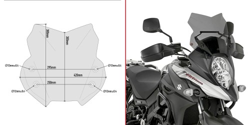 Szyba przyciemniana GIVI D3112B Suzuki DL650 V-Strom