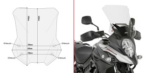 Givi D3112ST Szyba przezroczysta Suzuki DL 650 V-Strom (17-24)