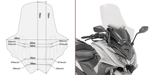 Przezroczysta-szyba-Givi-D6110ST-Kymco