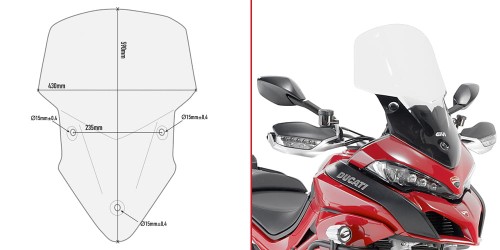 Przezroczysta-owiewka-Givi-D7406ST-Ducati