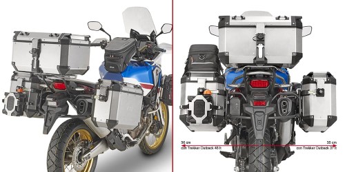 Stelaż kufrów bocznych GIVI PL1161CAM Honda CRF1000L