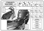 Givi SR116M Stelaż kufra centralnego Suzuki GSR 600 (06-11) z płytą MONOLOCK