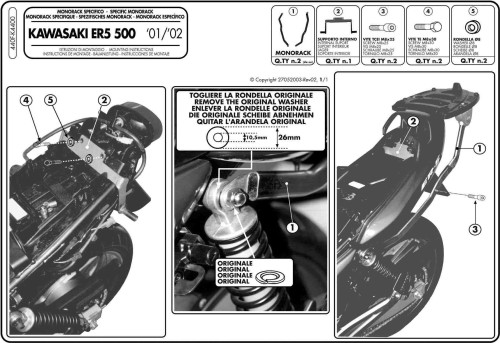 stelaż-centralny-kappa-K4400-instrukcja