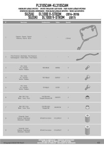 Kappa KL3105CAM Stelaż kufrów bocznych Suzuki DL 1000 V-Strom (14-19) - MONOKEY CAM-SIDE