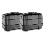 Kufry GIVI TRK46BPACK2 TREKKER MONOKEY, CZARNY MAT, 2x46L, TRK46B