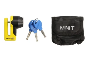 Oxford LK291 Zabezpieczenie blokada tarczy hamulcowej MINI TITAN żółta