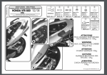 Stelaż kufra centralnego Kappa KZ166 HONDA VFR 800 VTEC (02-11)