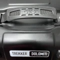 Aluminiowe kufry boczne Dolomiti 36 litrów czarne uchwyt