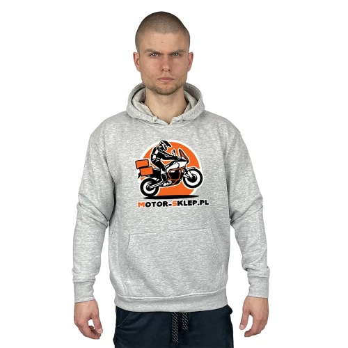 Szara-bluza-z-kapturem-przod-motorsklep
