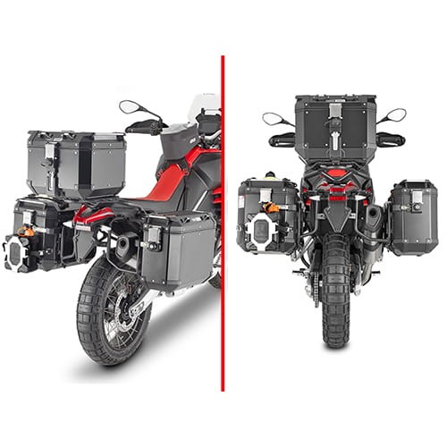 PLO6710CAM Givi stelaż kufrów bocznych Outback, Aprilia Tuareg 660