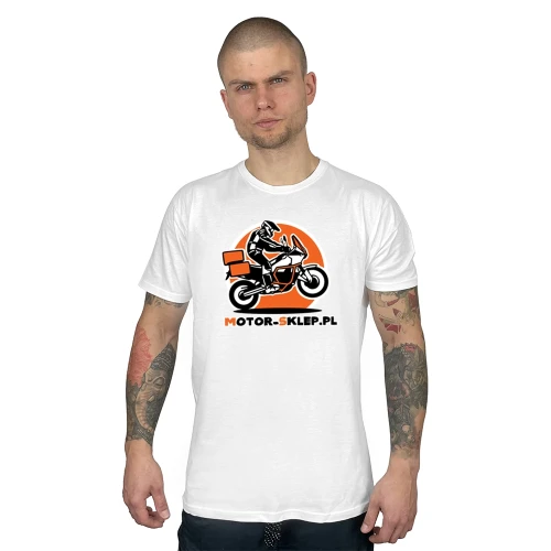 Biala-koszulka-przod-motorsklep