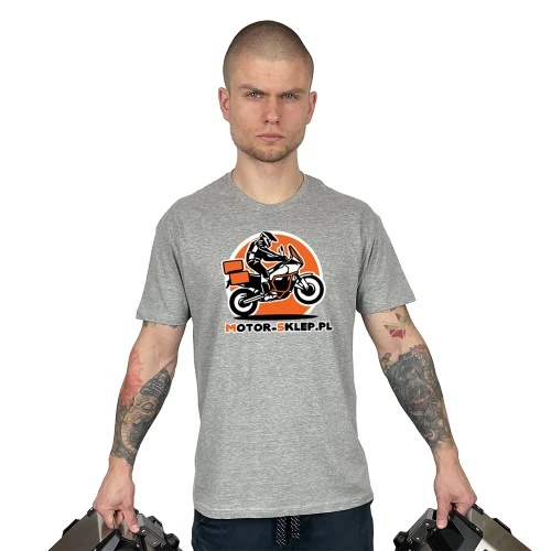 Szara-koszulka-przod-motorsklep