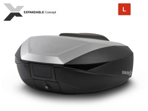 Kufer centralny SHAD SH59X regulowany 46-58 litrów płyta GRATIS