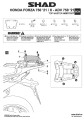 SHAD-H0XV71ST-stelaż-centralny-Honda-instrukcja