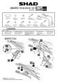 Z0T319IF Shad stelaż 3p pod kufry boczne instrukcja