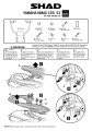 Y0NM11ST Stelaż kufra centralnego SHAD Yamaha NMAX Instrukcja