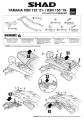 Y0IXS19ST SHAD stelaż pod kufer centralny Yamaha XSR 125 Instrukcja