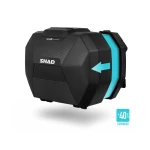 Kufry boczne SHAD SH38X CARBON rozszerzalne 2 x 38 litrów