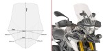 Givi D5126ST Szyba przezroczysta BMW G 310 GS (17-25)