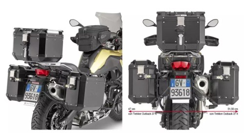 KL5127CAM Stelaż kufrów bocznych Kappa BMW F850GS