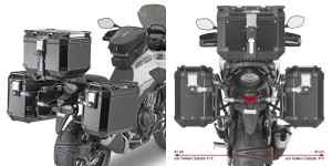 Givi PLO1171CAM Stelaż kufrów bocznych Honda CB 500 X (19-23) / NX 500 (24-25) MONOKEY CAM-SIDE