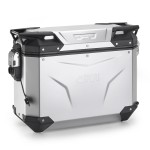 Kufer boczny Givi Trekker Outback Evo Smart OBKEV37AAR, 37 litrów, prawy, Anodowane aluminium