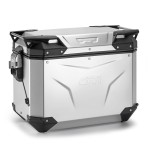 Kufer boczny Givi Trekker Outback Evo Smart OBKEV48AAR, 48 litrów, prawy, Anodowane aluminium