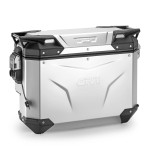 Kufer boczny Givi Trekker Outback Evo Smart OBKEVS33AAR, 33 litry, prawy, Anodowane aluminium