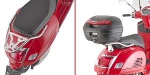 Givi SR5620CR Chromowany stelaż kufra centralnego Piaggio Vespa GTS 125-300 (23-25) / GTS 125-300 Super (08-25) / GTS 310 (25)