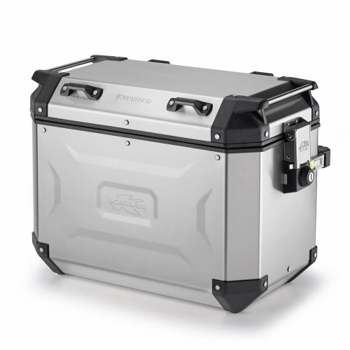 Kappa-KVG48AL-KVOYAGER-boczny-lewy-kufer-aluminiowy-srebrny