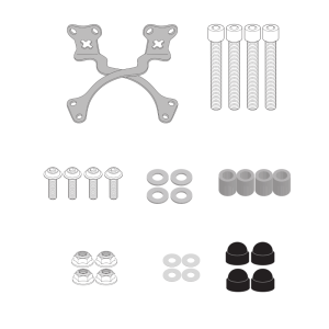 Givi AL9610A Kit montażowy szyby 100AL / 100ALB / 140A / 140S Brixton Cromwell 125/250, Felsberg 125 (22-25)