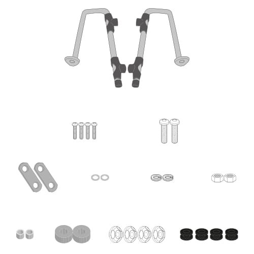 Kappa-A1168AK-Mocowanie-szyby-Honda-Super-Cub-C-125