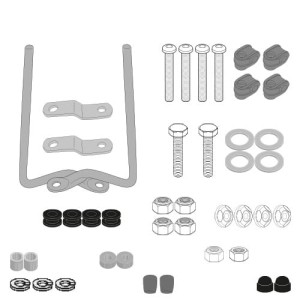 Givi A2154A Mocowanie szyby 2154A Yamaha Delight 125 (21-25)