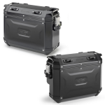 Kufry boczne czarne Kappa K'VOYAGER Monokey Cam-Side 100% aluminium lewy 37L / prawy 33L