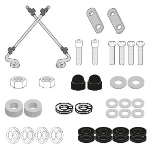 Kappa A8831AK Kit montażowy do szyby KD1181ST Super Soco Cux (21-25)