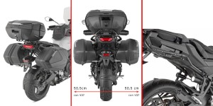 Givi PX2171 Stelaż kufrów bocznych Yamaha Tracer 9 / GT / GT+ (25) MONOKEY TECH 3