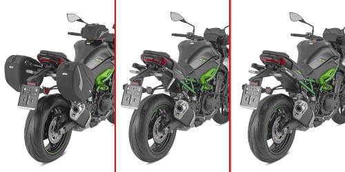 Stelaż boczny STEALTH Givi STL4137 z torbami EASY12 na Kawasaki Z900 2025