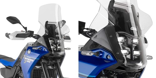 Szyba Givi D2174STHLP na motocyklu Yamaha Tenere 700 2025