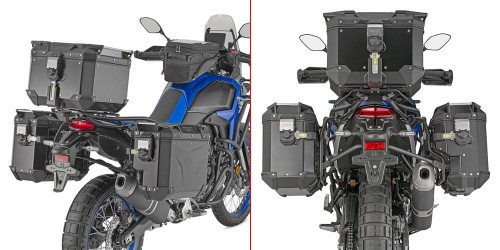 Givi PLOS2174CAM Stelaż z kuframi EVO na motocyklu Yamaha Tenere 700