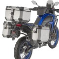 Kappa KLO2174CAM Stelaż z kuframi aluminiowymi na motocyklu Yamaha Tenere 700