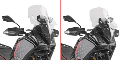Szyba Givi D9352ST na motocyklu Moto Morini X-Cape 700