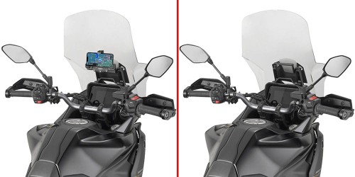 Poprzeczka Givi FB2179 na uchwyt do smartfona na motocyklu Yamaha Tracer 7 GT