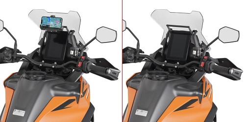 Poprzeczka Kappa KFB7719 na uchwyt do smartfona na motocyklu KTM 1390 Super Adventure S 2026